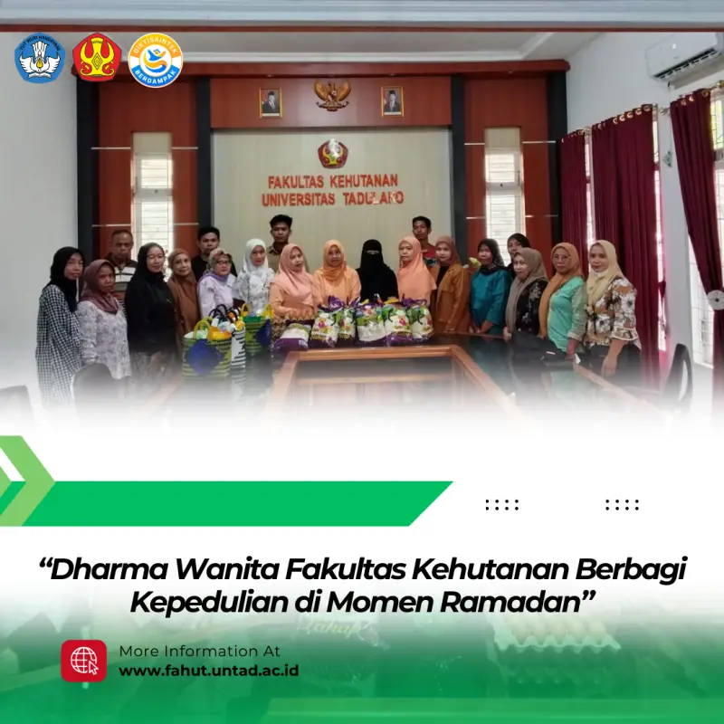 Thumbnail Dharma Wanita Fakultas Kehutanan Berbagi Kepedulian di Momen Ramadan