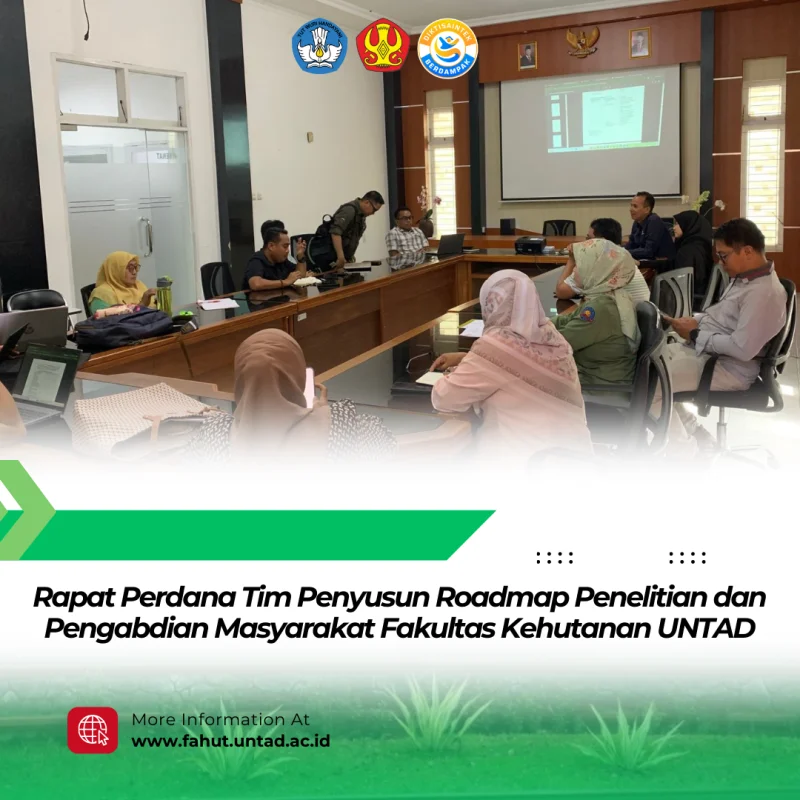 Thumbnail Rapat Perdana Tim Penyusun Roadmap Penelitian dan Pengabdian Masyarakat Fakultas Kehutanan UNTAD
