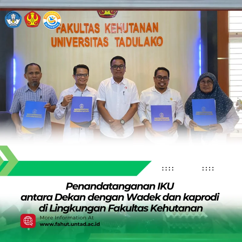Thumbnail Penandatanganan IKU Fakultas Kehutanan UNTAD
