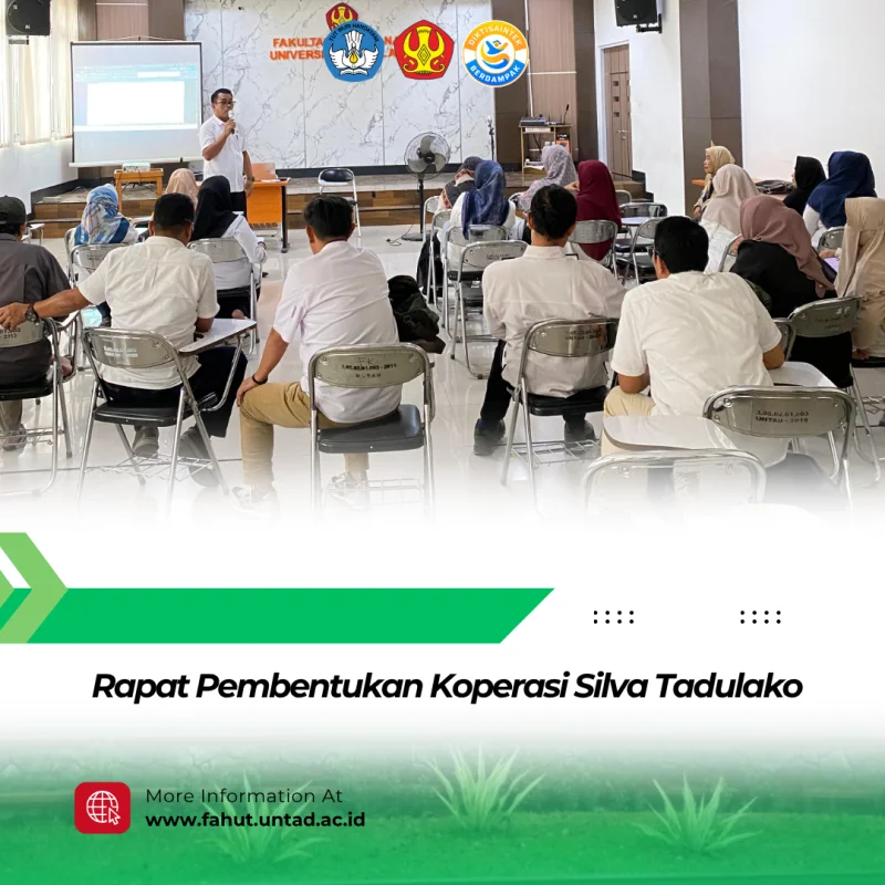 Thumbnail Fakultas Kehutanan UNTAD Gelar Rapat Pembentukan Koperasi Silva Tadulako