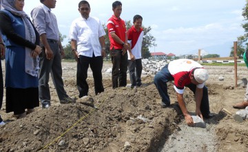 Peletakan Batu Pertama Mushola Fakultas Kehutanan UNTAD